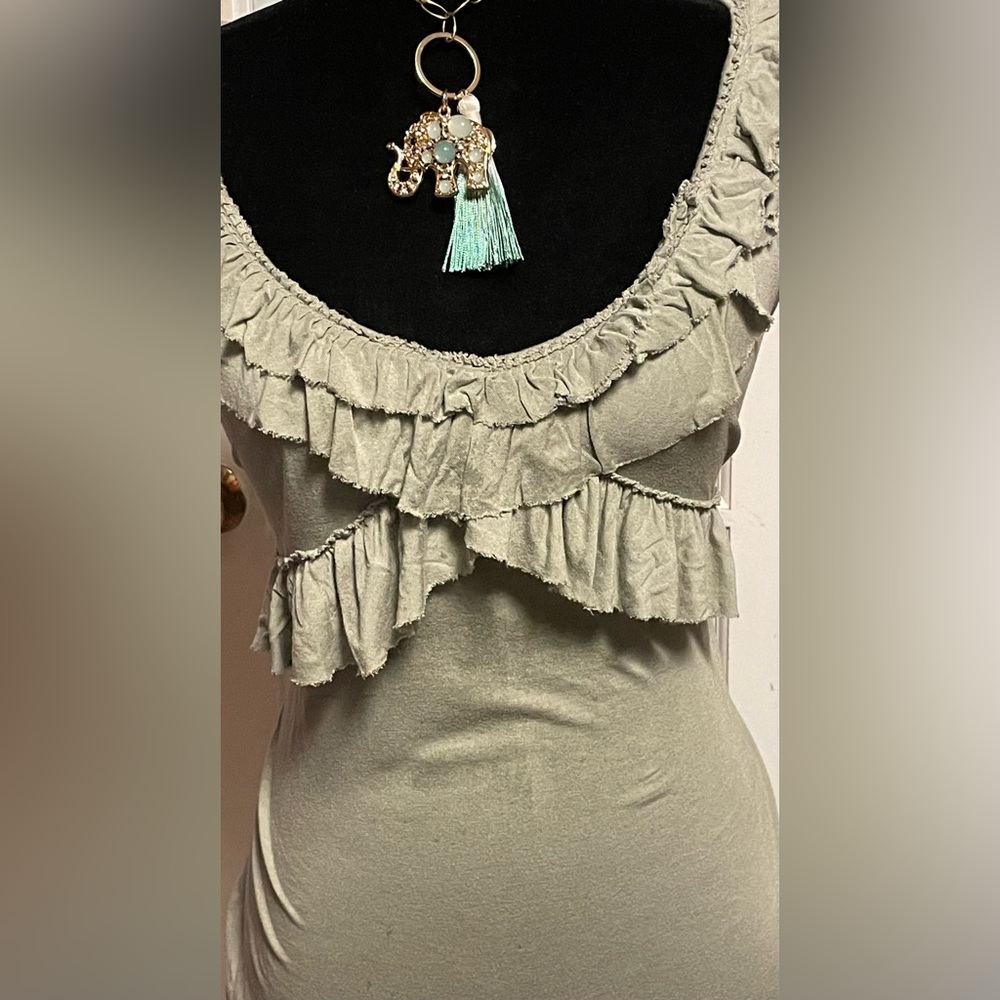 NY & Company Ruffled empire waist top
